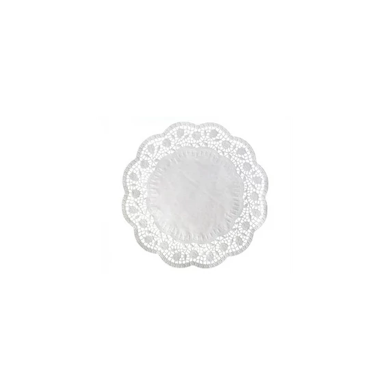 Tortacsipke kerek átmérő: 26 cm 100 db/csomag fehér