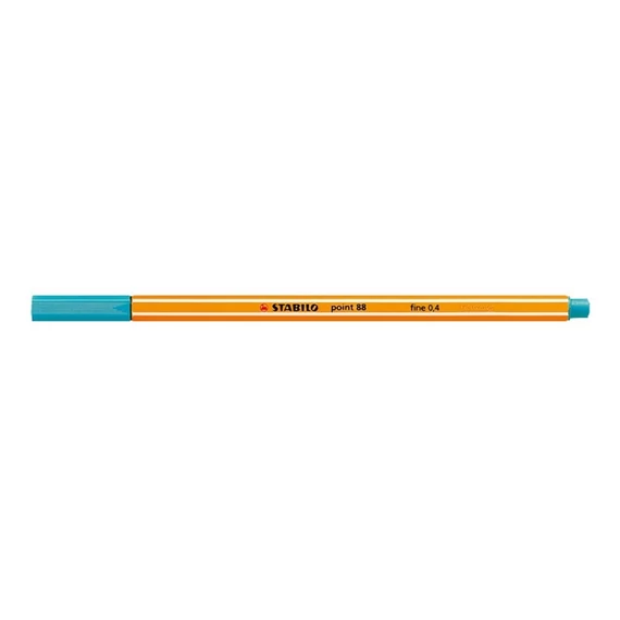 Rostirón, tűfilc 0,4mm, STABILO Point 88 türkiz