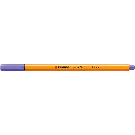 Rostirón, tűfilc 0,4mm, STABILO Point 88 halvány lila