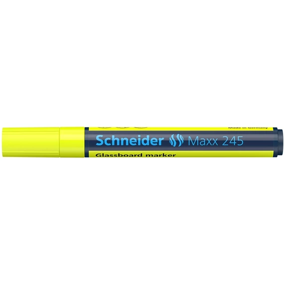 Üvegtábla marker 1-3mm, Schneider Maxx 245 sárga