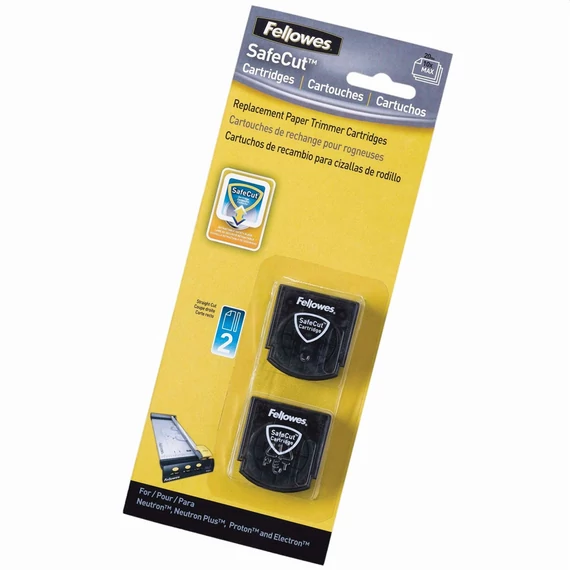 Vágókés görgős vágógépekhez, egyenes vágás, Fellowes® 2 db/csomag,