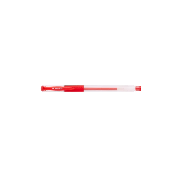 Zselés toll 0,5mm, kupakos GEL-Ico, írásszín piros