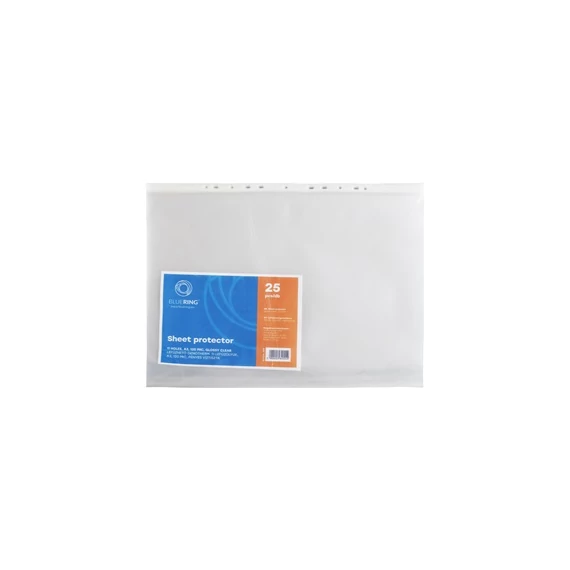 Genotherm lefűzhető, A3, 120 micron álló, víztiszta Bluering® 25 db/csomag,