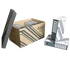 Archiváló konténer karton doboz fedeles 52x35x30cm, külön záródó levehető fedéllel Fornax