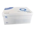 Archiváló konténer karton doboz fedeles 54x36x25cm, felfelé nyíló tetővel Bluering® fehér-kék