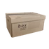 Archíváló konténer karton doboz fedeles 54x36x25cm, felfelé nyíló tetővel Fornax