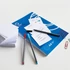 Kockatömb 8x8x6,5cm, ragasztás nélküli, Bluering® Extra fehér