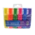 Szövegkiemelő lapos testű készlet, Bluering® 6 klf. szín