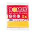 Törlőkendő általános 5 db/csomag Bonus B170